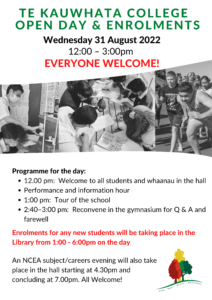 School Open day Notice